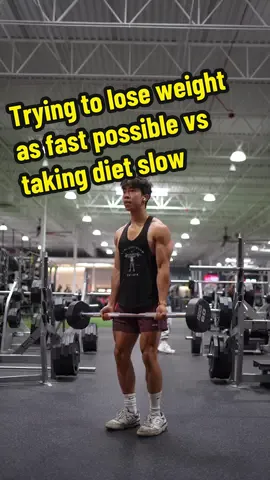 If your goal is to lose weight as quick as possible, I recommend you reconsider your goals. I’ve seen time and time again people go to the max by creating a huge calorie deficit that they struggle to follow. In my opinion, you should always take weight loss at a slow and steady pace. This allows for the opportunity to body recomp and helps you approach things in a more sustainable manner. I’ve seen it with my clients.  You need to create a lifestyle where you naturally prioritize healthier high protein lower calorically dense meals and WANT to be active. Consider my 1:1 fitness coaching program if you want more personal guidance to help do this. And stay healthy folks! #fyp #Fitness #gym #bodybuilding #TikTokTaughtMe