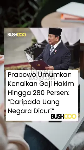 Hakim Full CUAN Gaji Naik 280% #hakim #gaji #prabowo #fyp #korupsi #suap 