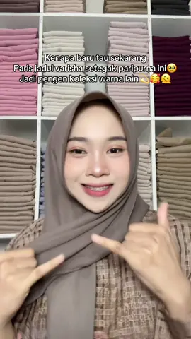 Kenapa baru tau sekarang warna charcoal paris jadul varisha secakep ini🥹🫠 #parisjadul #hijabsegiempat 