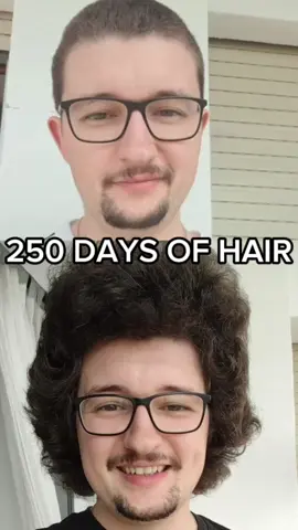 250 days of hair! 😳 This has gone on for so much longer than I expected! #manchesterunited #hairchallenge #hairgrowth #manunited #montagevideo