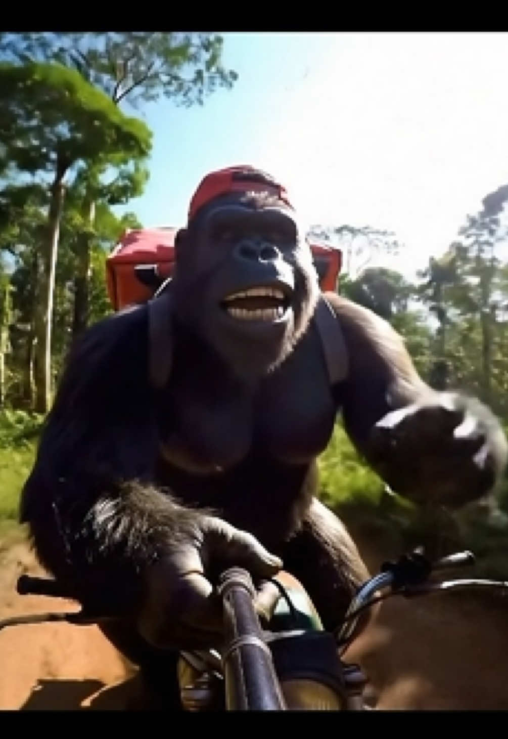 Terceiro dia de Vlog do gorilão #ia #inteligenciaartificial #veo3 #gorilla 