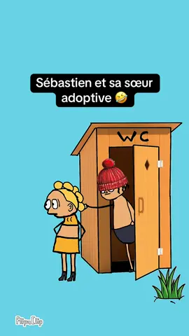 Sébastien à une sœur adoptive 🤣 #rire #humour #animation #drole #videoviral #pourtoi 