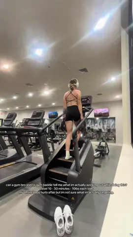 I truly am just a girl #GymTok #stairmaster #vegas 