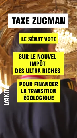 🚨 Dernière minute : le Sénat vient de voter contre la taxe Zucman, qui prévoyait de taxer les grandes fortunes pour financer l'environnement Ce jeudi 12 juin, le Sénat était appelé à voter sur la taxe Zucman. Gabriel Zucman, économiste, proposait un impôt plancher de 2 % sur le patrimoine des ultra riches français (à partir de 100 millions d'euros). D'après ses analyses, ces 