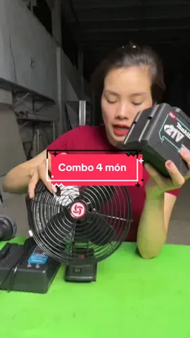 Combo 4 món #thanhmai92 #denled #pin #quat 