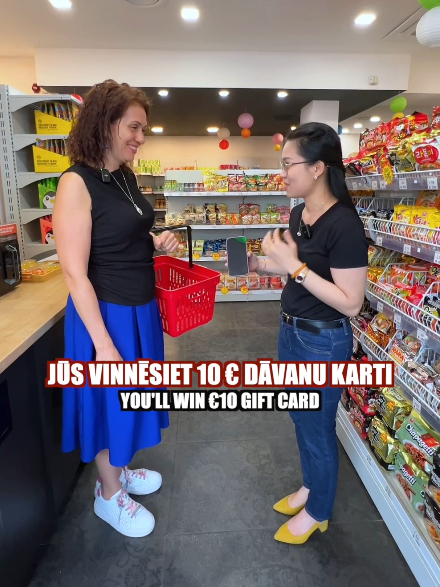 🎯 Pieņem izaicinājumu Asian Alley un laimē 10 €! 🎉 Vai Tu jau mēģināji? Katru mēnesi mēs izvēlamies nejaušus apmeklētājus mūsu veikalā, lai piedalītos jautrā izaicinājumā! 💥 Izaicinājums = iespēja uzvarēt 10 € dāvanu karti! Nākamreiz tas var būt tieši Tu! ❤️ 📍 Apmeklē mūs: K. Barona 96/98 vai Aspazijas Bulvāris 32, Rīga ------- 🎯 Accept the challenge at Asian Alley and win €10! 🎉 Have you tried it yet? Every month we randomly pick customers in-store to take part in a fun challenge! 💥 The challenge = a chance to win a €10 gift card! Next time, it could be YOU! ❤️ 📍 Visit us at K. Barona 96/98 or Aspazijas Bulvāris 32, Riga #AsianAlley #ChallengeTime #Winthegame #InStoreFun #Riga #Latvia #AsianAlley #Izaicinājums #VeikalaPārsteigumi #Rīga #Latvija #challenge #fyp #Латвия #asianalleyshoplatvia #asianfood 