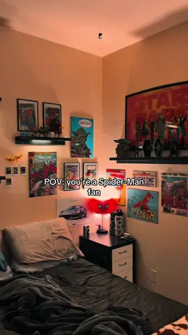 Definitely need more Spider-Man stuff #roomdecor #RoomTour #spiderman #marvel #foryoupage #fyp #fy 