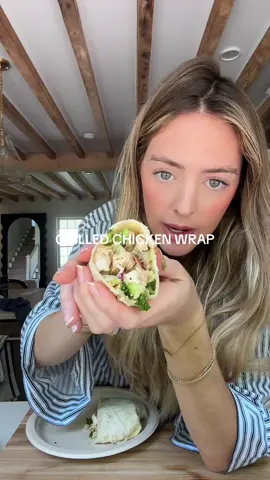 Easier than takeout!!!! Grilled chicken honey citrus wrap been living on @@Taylor Farms