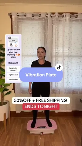 Too lazy for the gym? SAME. This vibration plate does the work while I scroll TikTok #tiktoklive #livehighlights #VibrationPlate #HomeWorkout #fitnesstiktok #WeightLossJourney #tiktokmademebuyit  