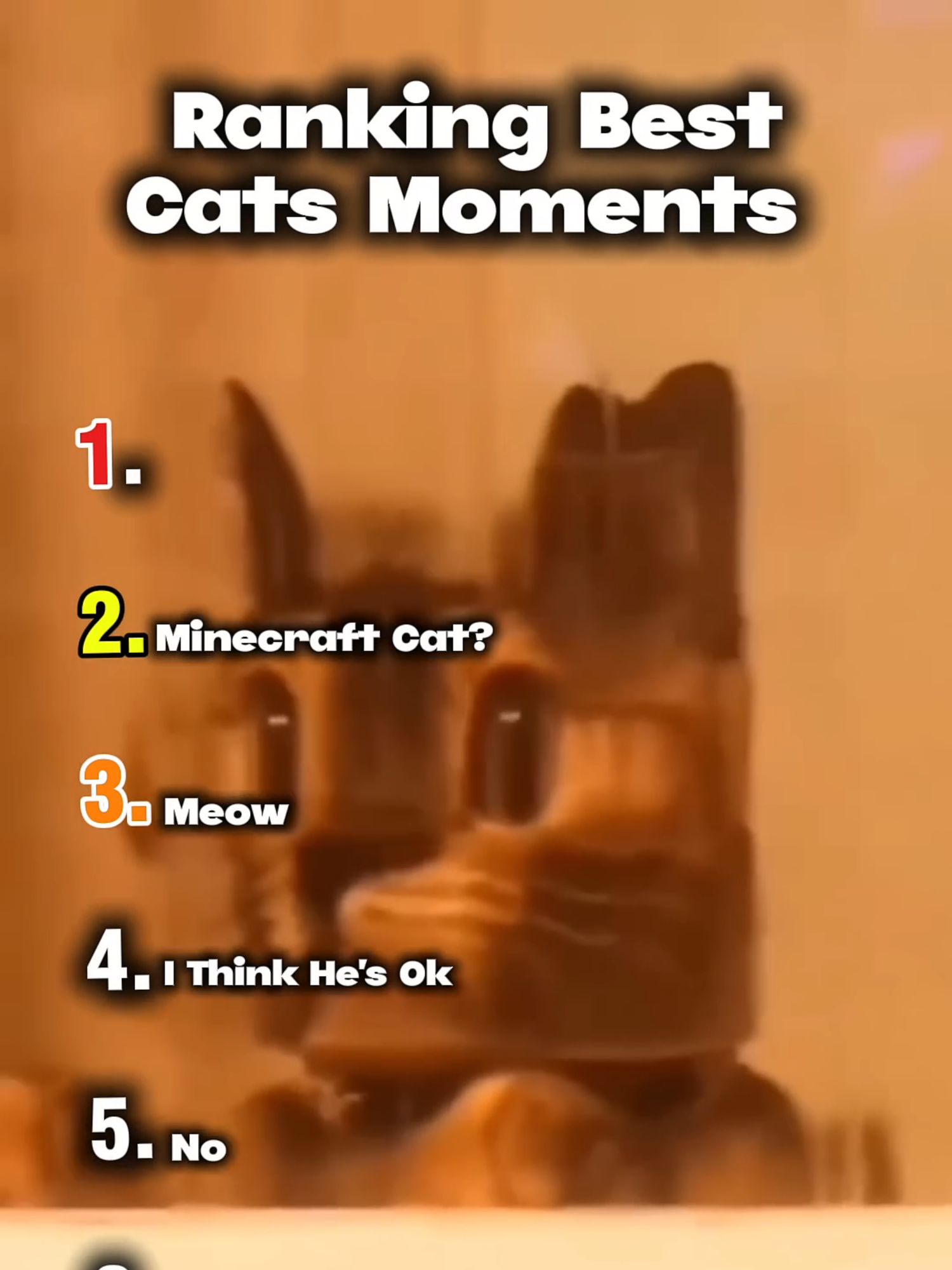 Ranking Best Cats Moments 😹💀 #trynottolaugh #trending #meme #viral #fyp #funnymoments #moments #hilarious #new #best #rankingtop5 #ranking #tiktok #funnyvideos #funny #cat #catsoftiktok #catslovers #cats