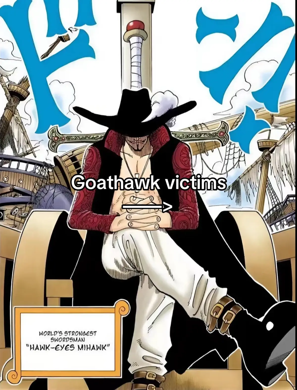 Mihawk upscale #fyp #onepiece #anime #mihawk #mihawkupscale #wallywest #fyp #facts #xyzcba 