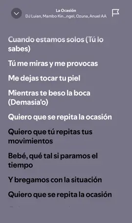La Ocasion🥀#anuel #ozuna #arcangel #delaghetto #fyp #fypシ゚ #letras #spotify 