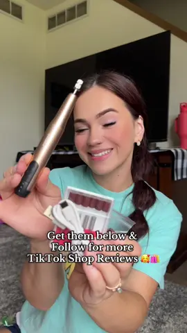 This Corless & Rechargable Nail File Drill is so sleek, and easy to use on my nails! It works very well, and is definitely Salon-Quality! 💅              #cordlessnailfile #rechargablenailfile #naildrill #nailfile #nails #reviews  