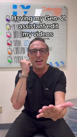 Having my gen-z assistant edit my IV videos… i didnt know she would cut ALL the informative parts… #genz #genzassistant #ivtherapy #doctorsoftiktok #doctor 