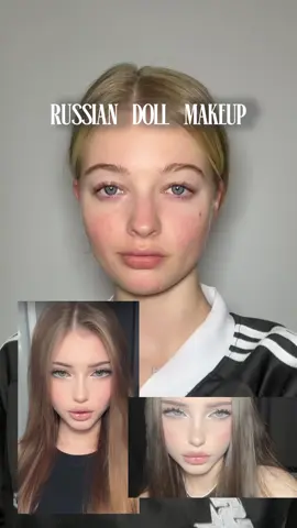 тгк: татиша’s life  #makeup #russiandoll #russiandollmakeup