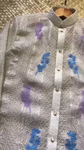 All Over Calado— Raya Embroidery 🪡 #callado #calado #barong #fyp 