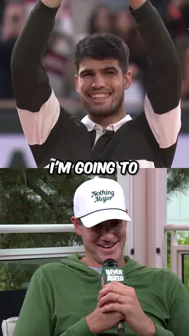 HOW MANY GRAND SLAMS WILL ALCARAZ AND SINNER WIN?! 🎾 #rolandgarros #johnisner #carlosalcaraz #janniksinner 