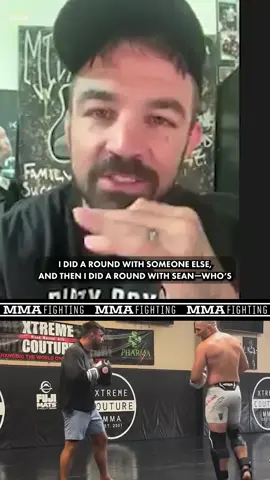 Mike Perry reveals what it’s like sparring Sean Strickland after a recent training session in Las Vegas: 