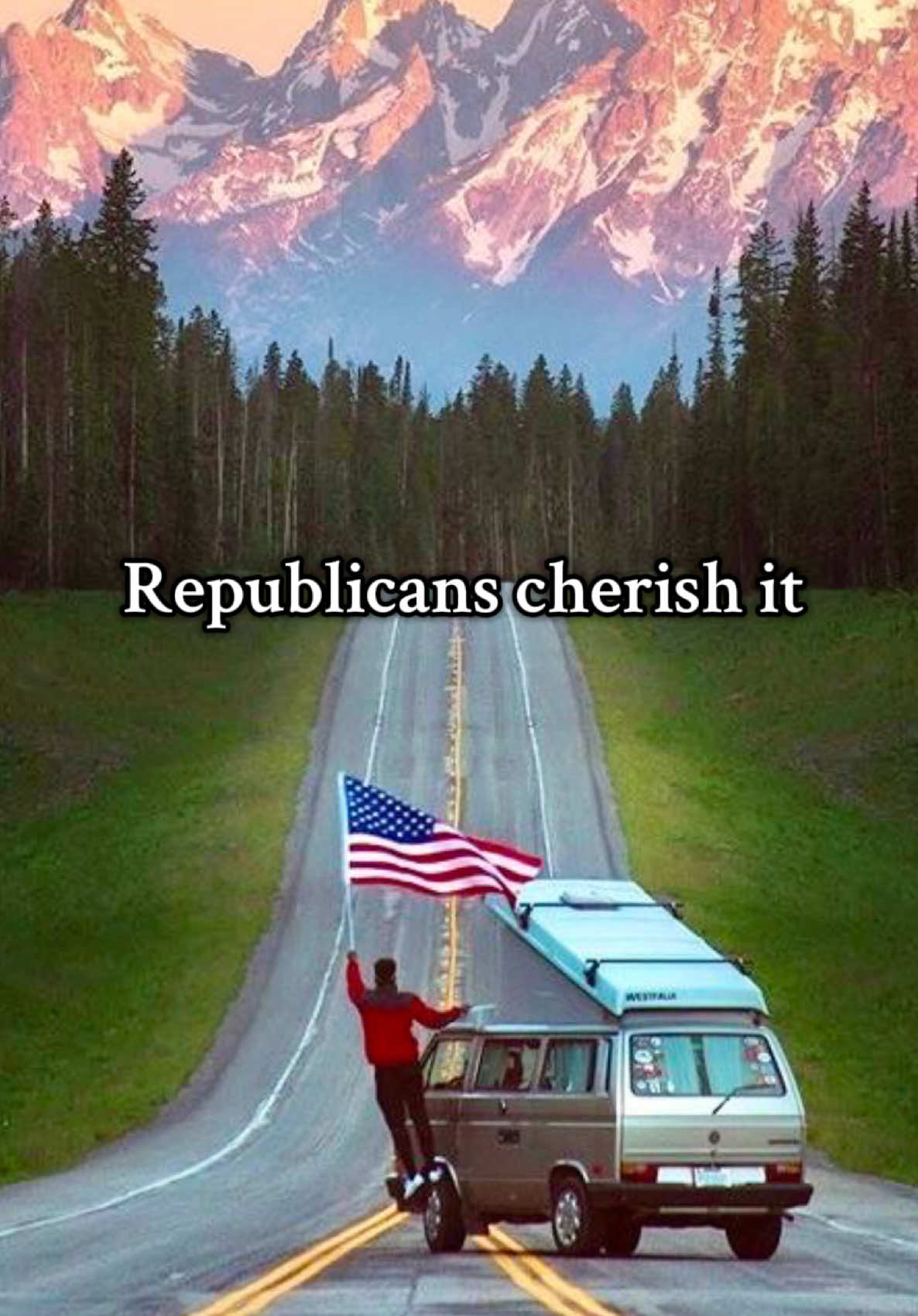 All Americans are unified under our beautiful flag, if only the left understood that 🇺🇸 #republican #aesthetic #america #usa #conservative #politics #politicstiktok #youngrepublicans #fyp #foryoupage #maga 