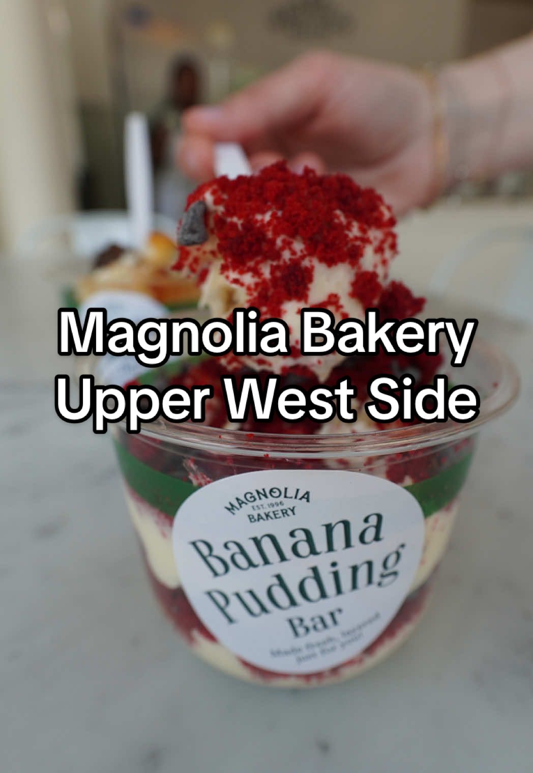 For our banana pudding lovers!! 🍌 #bananapudding #nyc #newyorkcity #upperwestside #nycfood #magnoliabakery 