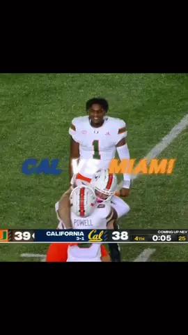🔥🔥#fypシ #sports #CollegeFootball #footballtiktok #football #touchdown #cfb25 #miami #california #theu #capcut 
