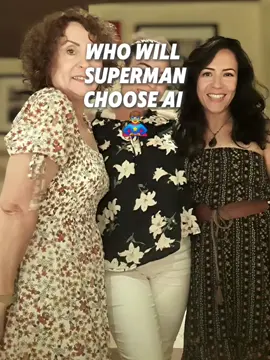 A picture of me my mom & daughter @beautifulsoul.  The first filter just took me and my daughter & left my mom all alone.  She wasnt having that! so I found another one that took us all!  #superman #fypage #foryoupageeee  #FamilyFun  #aifilter #CapCut 