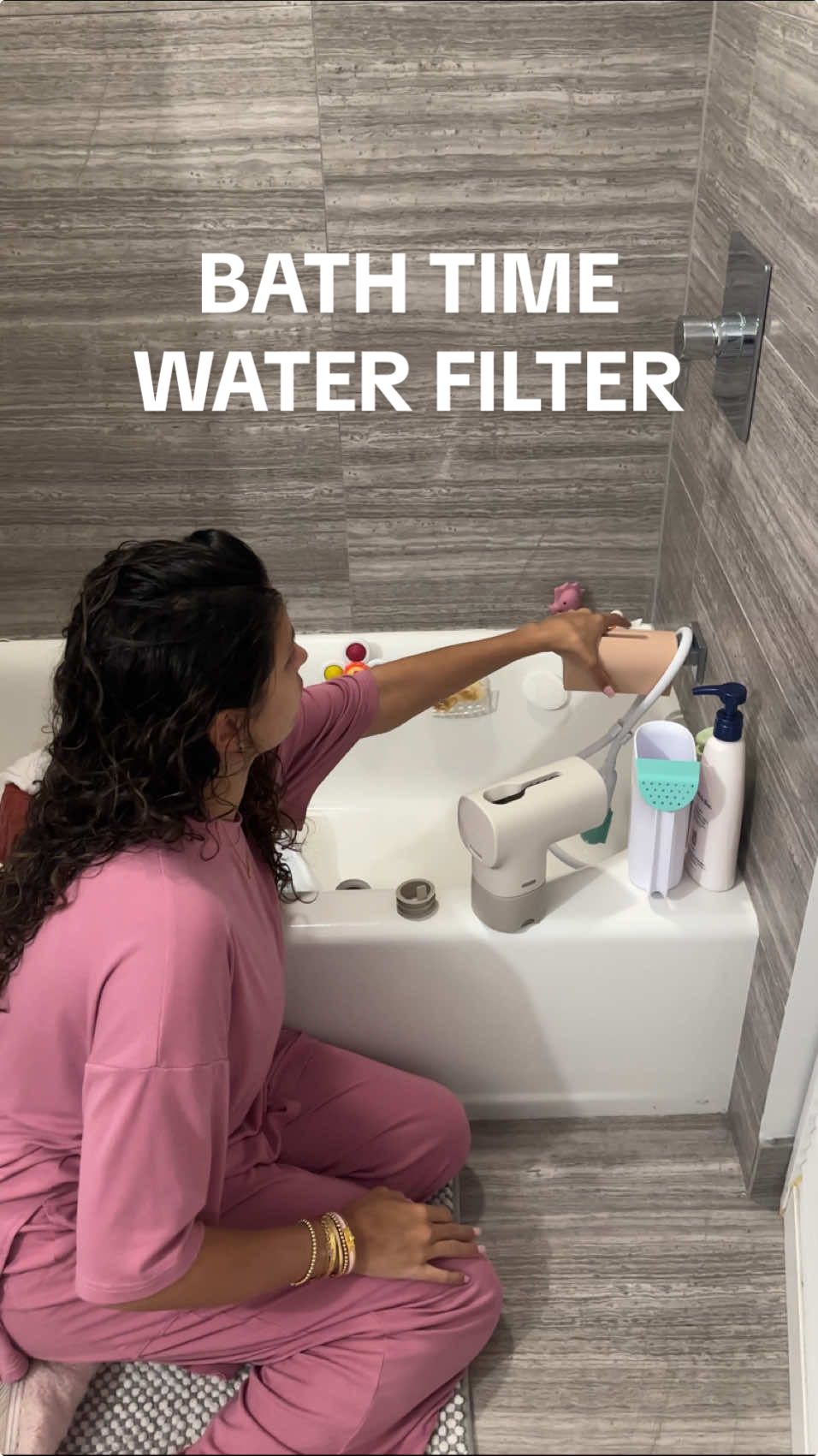 if you can wash your 🍑 with filtered water, so can your baby! Just doing my part to keep us both bougie!🤣 #newborn #firsttimemom #girlmom #filteredwater #bathtimeroutine #babybathtime #babyroutine #momtok #babytok @GetCanopy 