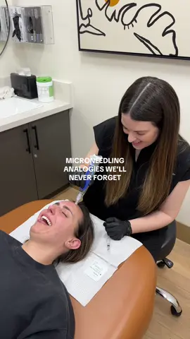We’ve heard it all: toy cars, cat tongues, electric toothbrushes. What does it feel like to you? 😂👇🏼 #microneedling #skinpen #toycar 