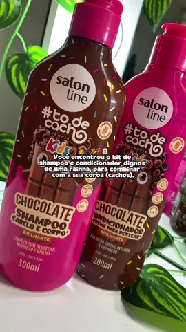 Kit Shampoo e Condicionado Chocolate da @Salon Line @#todecacho ✨ Super nutrição, brilho e definição. Com manteiga de cacau, pantenol e óleo de coco 🍫🥥 Nova volumetria: O Shampoo possui 300ml e o Condicionador 200ml ‼️ #todecacho #cachos #cacheadas #cabelocacheado #transicaocapilar #migssalonline #heymigssl #salonline #salonlinebrasil #publisl #heymigs #chocolate #cleopatra 