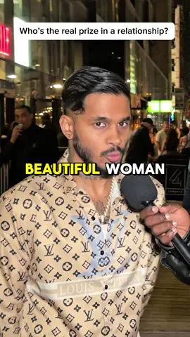 Who’s the PRIZE in a relationship?  - #funny #publicinterview #streetinterview #manonthestreet #toronto #foryou #viral #fyp 