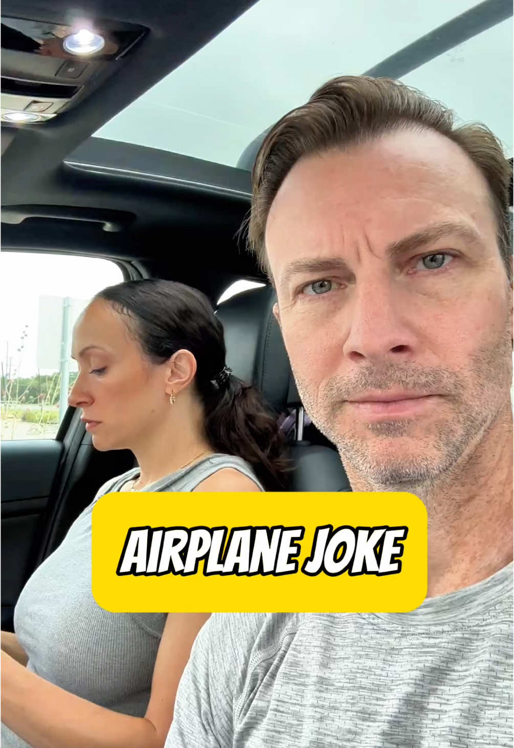 She never saw this one coming #funny #joke #marriage #airplane #travel 