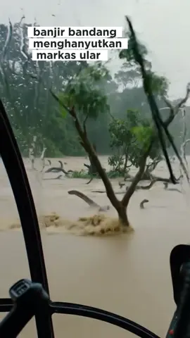 banjir yang membahayakan penduduk desa  #ular #funny #fyp 