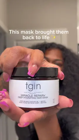 Curls were dry, dull, and done for… but this mask? Brought them all the way back. Soft, hydrated, defined — and feeling like me again. Have you tried tgin yet? 👇🏽💬 ⸻ #tginmiracle #naturalhaircare #curlyhairroutine #deepcondition #hydratedcurls #productreview #softcurls #washdayvibes #hairtransformation #moisturemask #blackgirlhaircare #hairtok #atlantainfluncer #atlantaugccreator 
