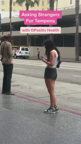 asking strangers for a TAMPON… would YOU help??? 🩷  #socialexperiment #girlhood #opositiv