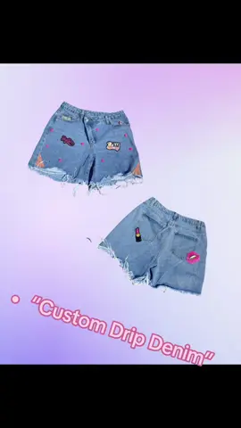 •	“Shorts that speak louder than words. Say less, wear more drip.” #CustomCutoffs #StreetwearChic #RoyalDesignzOriginal #BaddieStyle #DIYDrip #RoyalDesignz #JunkDenim #CustomShorts #BaddieFashion #OneOfOneStyle   #StreetwearRoyalty #HandmadeWithLove #BlackOwnedFashion   #DripTalk #StatementStyle #HotGirlSummerFit #denimdoneright #newjersey 
