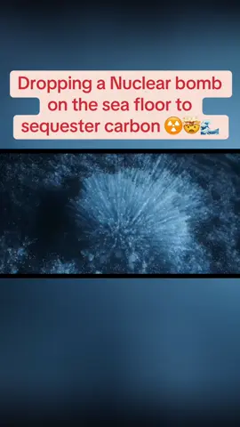 To mitigate ociean acidification an idea is to bomb the sea floor.  This would displace billions of tons of rock on the floorbed and allow for rock particles to absorb excess co2 to restore balance to the waters.  Geoengineering like this is extraordinarily dangerous and harmful so it means only done in extreme measures. Maybe we’ll be there soon. 