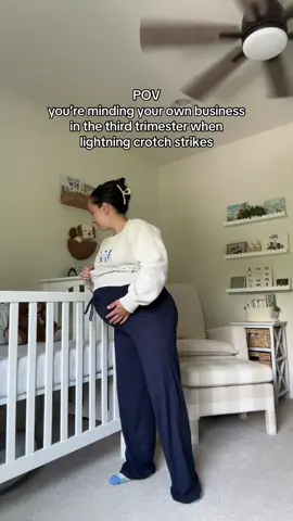 not sure what’s worse… lightning crotch or middle of the night Charlie horses?? 😭 #t#thirdtrimesterj#june2025babyp#pregnant3#38weekspregnant3#39weekspregnant4#40weekspregnantp#pregnancyhumorpregnancysymptoms 