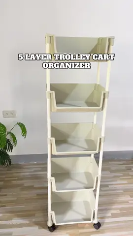 5 Layers Trolley Cart Organizer. Ang ganda neto dami mo ng pwedeng mailagay Perfect gawing baby essentials or kitchen organizer at iba pa💯😍 #trolleycart #trolleycartorganizer #5layerorganizer #trolleycartforbaby #trolley #organizer #multilayerorganizer #storagesolutions #homeorganization 