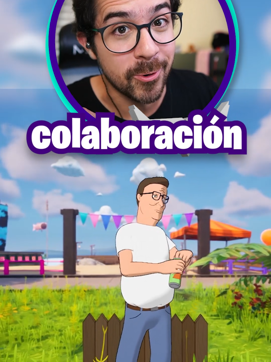 FORTNITE COCINÓ CON ESTÁ COLABORACIÓN 🔥😱 #gamerentiktok #fortniteespañol #fortnitemexico #kingofthehill 