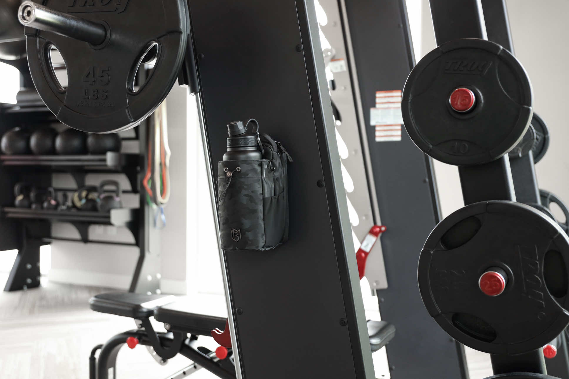 Why are you still putting your items on the dirty gym floor when we literally invented the best gym bag ever! Our magnetic bags attach to steel surfaces to keep your items, safe, sanitary, and easily accessible!