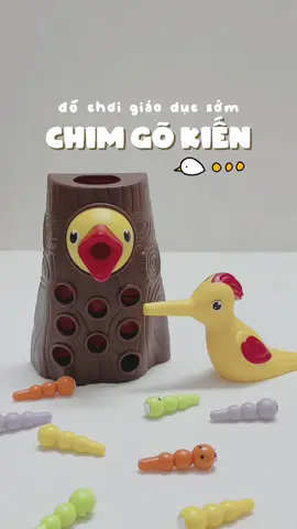 Món đồ chơi rèn luyện vận động tinh cho bé :chim gõ kiến bắt sâu. Món đồ chơi bé nào cũng thích mê 🐤 #tiemnhamia #dochoi #dochoichobe #dochoitreem #chimbatsau #dochoichimgokien #chimgokien #dochoimontessori #montessori 