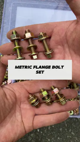 METRIC FLANGE BOLT SET #HomeDIYer #goobetter #DIY #skills #original #screw #tool #tiktokshop #foryourpage #woodworker #sawblade #cutte #reinforcingsteel #toktikshop