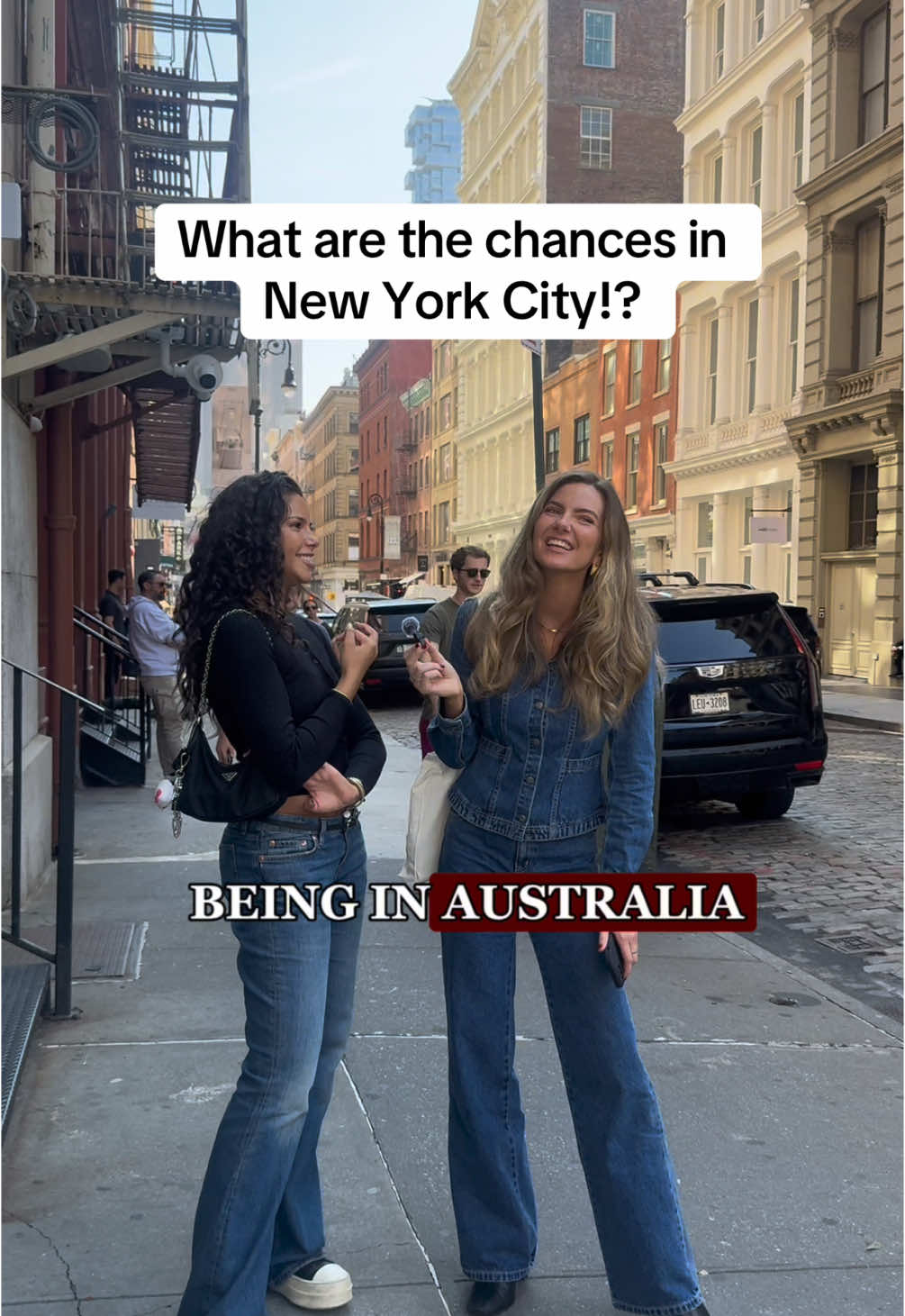 When you both have the best hair dresser in Australia. 🪞 #newyork #haircare #uvhairprotection #curlyhair #australianhair #nyc #haircuts #salonmace@SALON MACE 