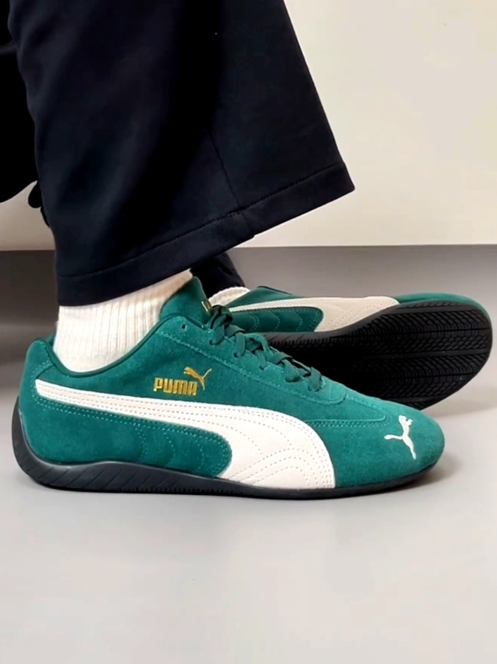 Puma Speedcat OG Dark Myrtle White Green #puma #speedcat #pumaspeedcat #fyp #foryouu 