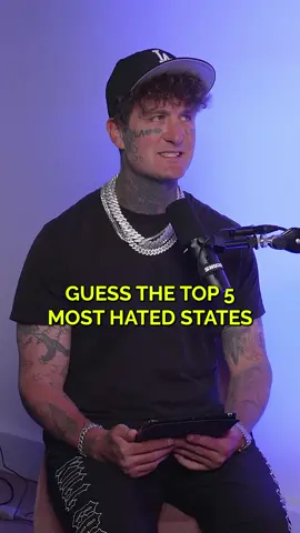 GUESS THE TOP 5 MOST HATED STATES‼️#list #top10 #top5 #states 