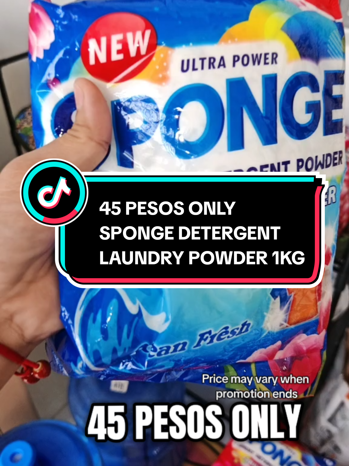45 PESOS ONLY SPONGE DETERGENT LAUNDRY POWDER FABRIC CONDITIONER #FYP #SPONGE #laundrypowder DETERGENT 