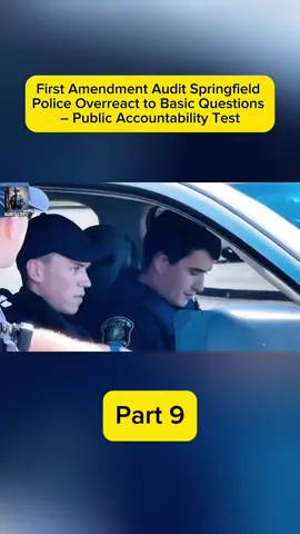 First Amendment Audit Springfield Police Overreact to Basic Questions – Public Accountability Test #fyp #foryoupage #foryou #police #policeofficer #policeoftiktok #capcut #fyp #duet #edit #Love #meme #viral 