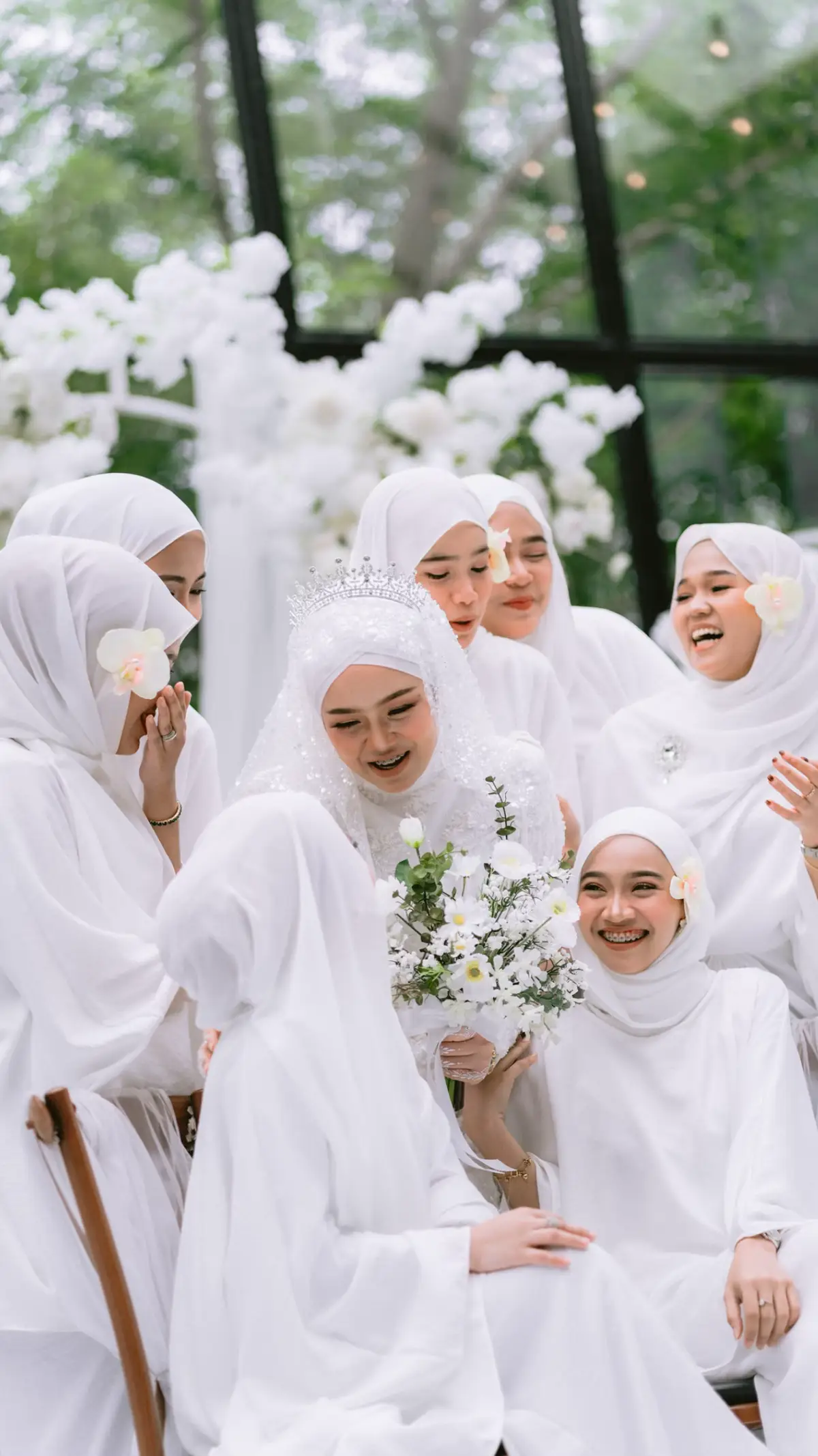 Qistina & Syuqran #cxwhite #wedding #weddingtiktok #photography #fyp #weddingdeco #kelantan #glasshall 