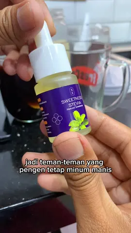 cukup 2 tetes untuk 1 gelas, 0 kalori, tetap manis #stevia #pemanisstevia 