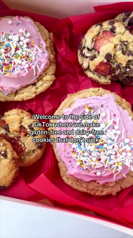 The best gluten-free and dairy-free cookies you’ll ever have 🤭 #glutenfreelife #dairyfree #dairyfreedessert #dairyfreerecipes #cookierecipe 